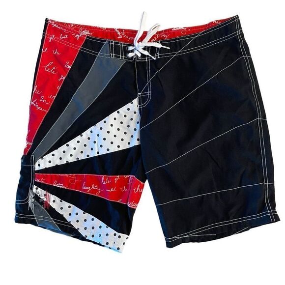 Billabong Women's Swimwear Polka Dot Boardshorts Multicolour Size 34 - Picture 1 of 7